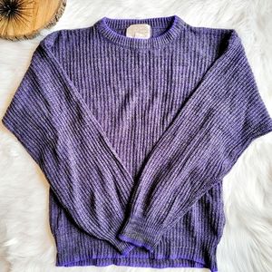 Vintage 1980s Boxy crew neck sweater